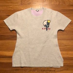 Kenzo Peplum Short Sleeve Sweater